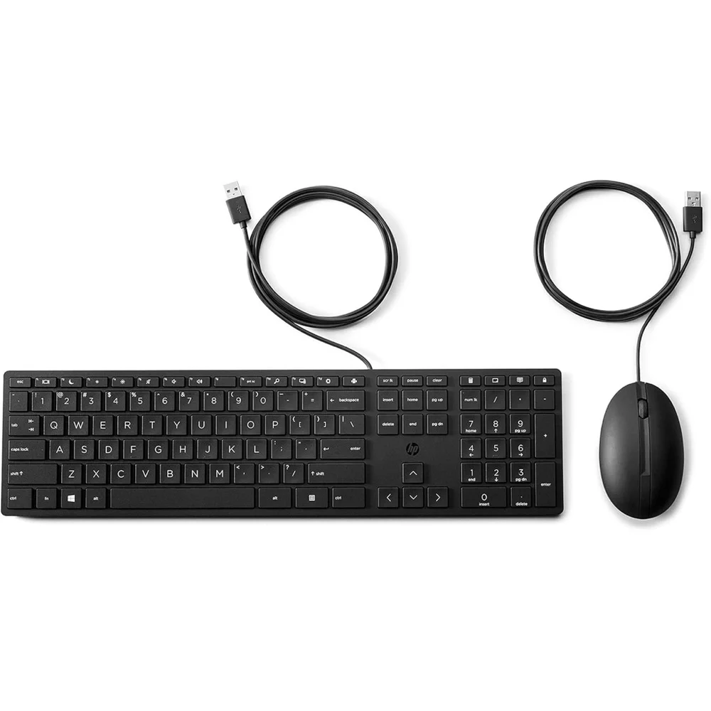New in box -HP 320MK Wired Desktop Mouse and Keyboard Combo